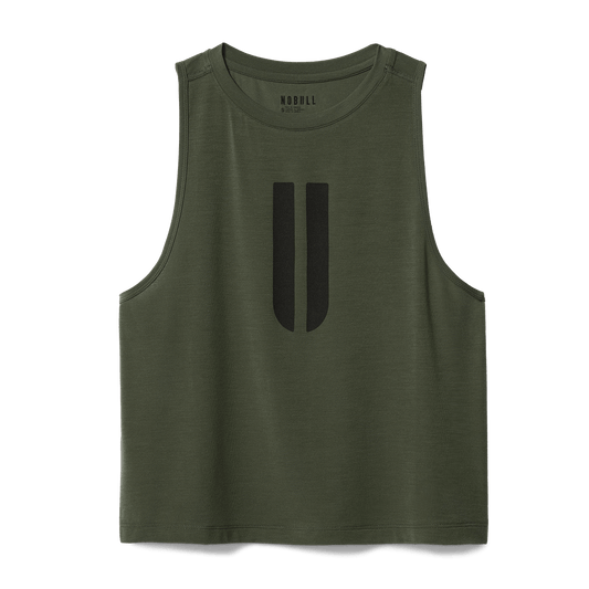 Women's Dark Army U Muscle Tank Top