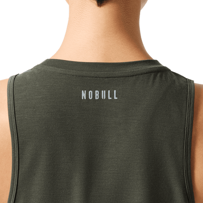Women's Dark Army U Muscle Tank Top