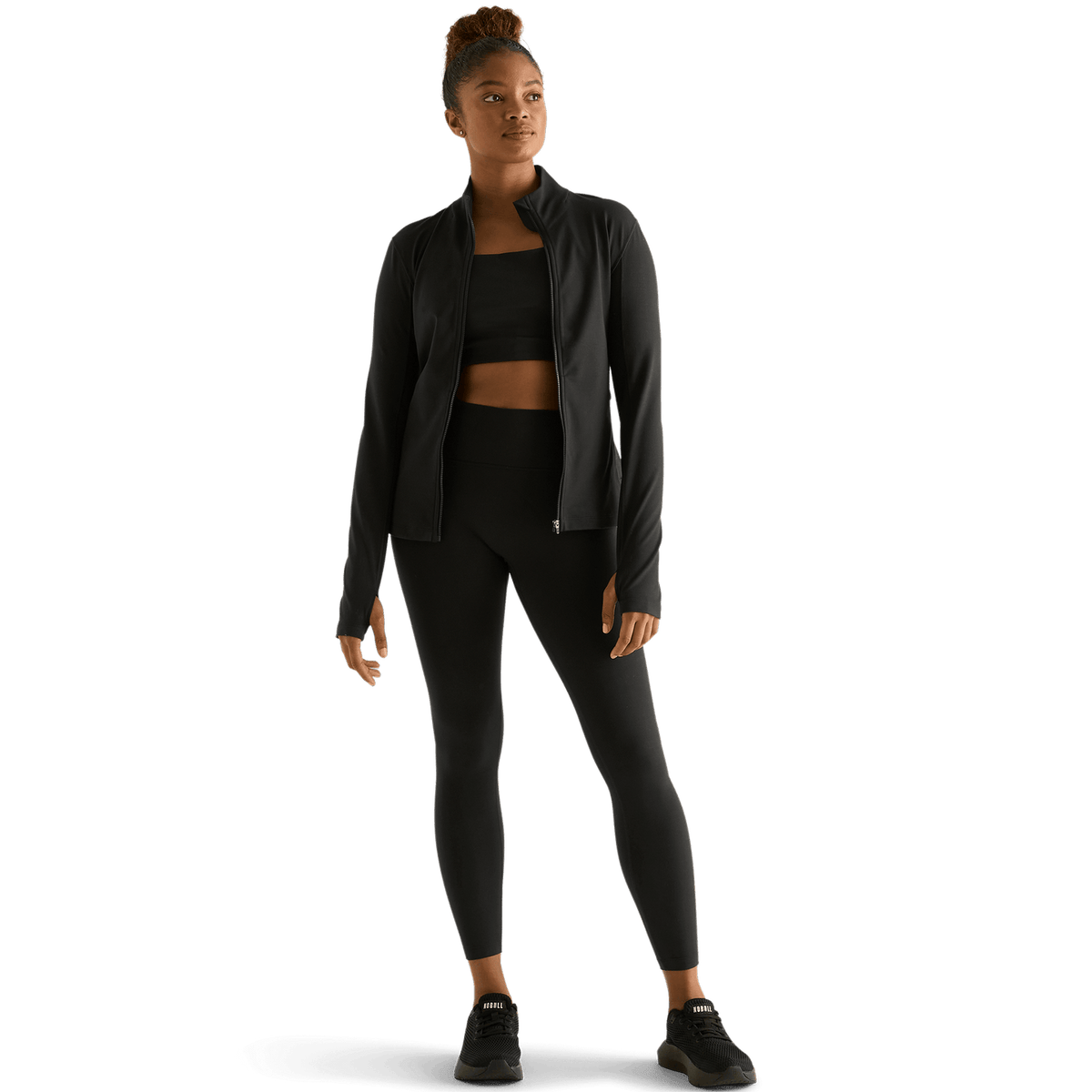 Women's Black 25" High-Rise Matte Leggings