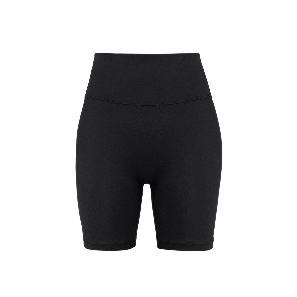 Women's Black U High-Rise Matte Short 6"