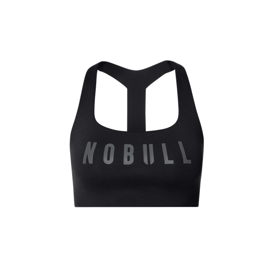 Black NOBULL Drive Racerback Sports Bra