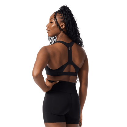 Black NOBULL Drive Racerback Sports Bra