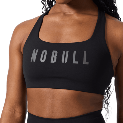 Black NOBULL Drive Racerback Sports Bra