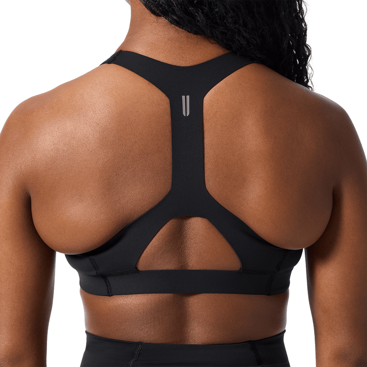 Black NOBULL Drive Racerback Sports Bra