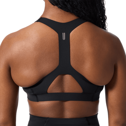 Black NOBULL Drive Racerback Sports Bra