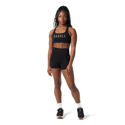 Black NOBULL Drive Racerback Sports Bra