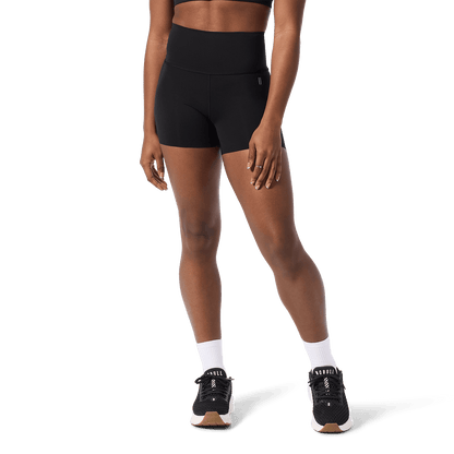 Women's Black High-Rise Drive Short 4"