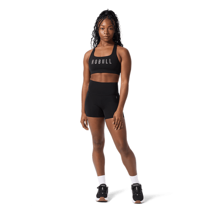 Women's Black High-Rise Drive Short 4"