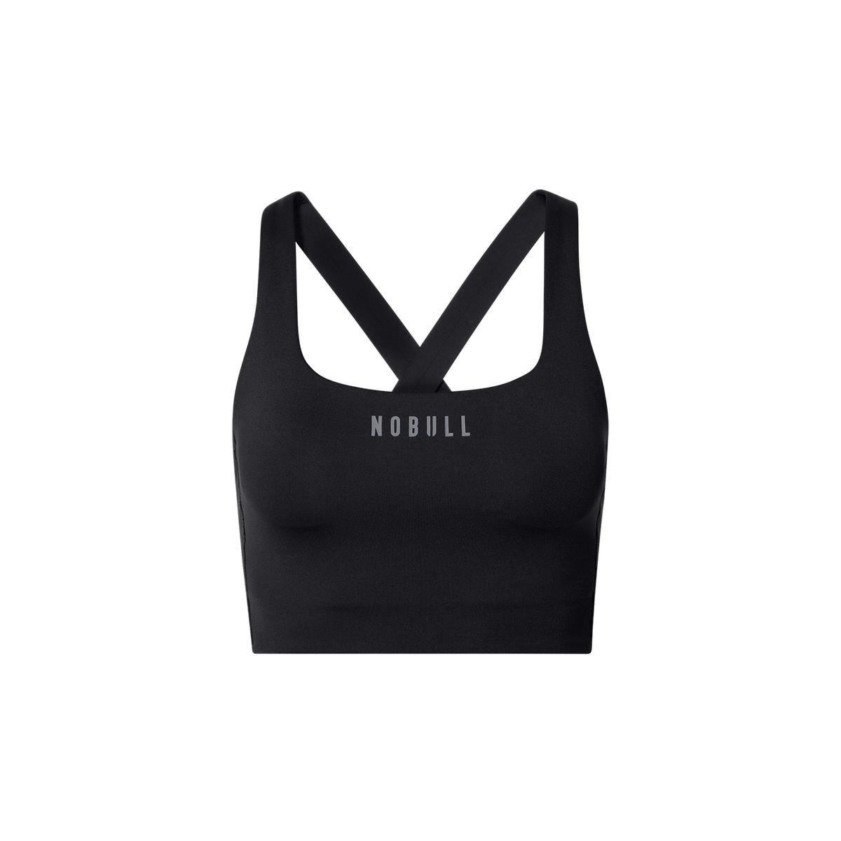 Black NOBULL Drive Longline Sports Bra