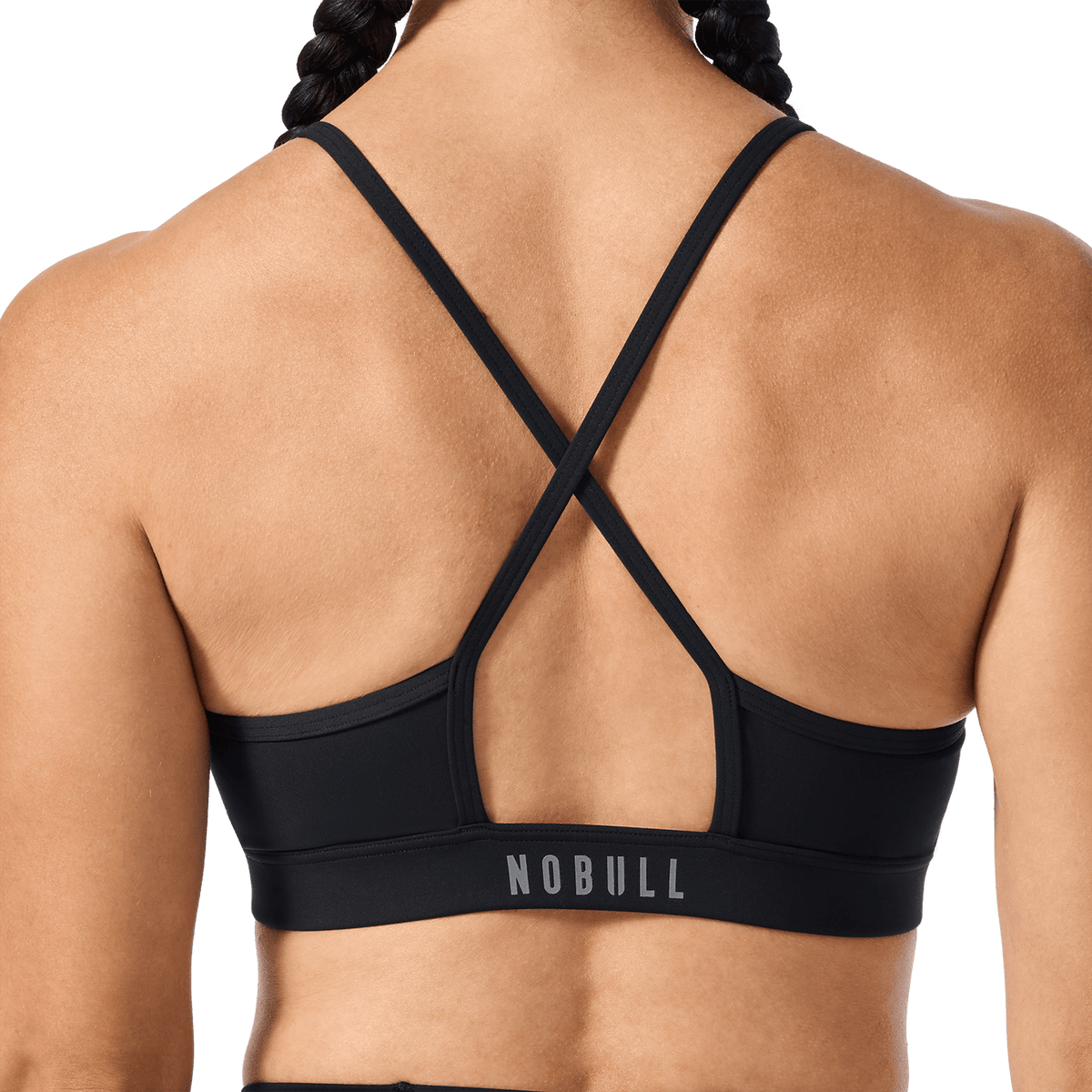 Black Drive Thin Strap Sports Bra