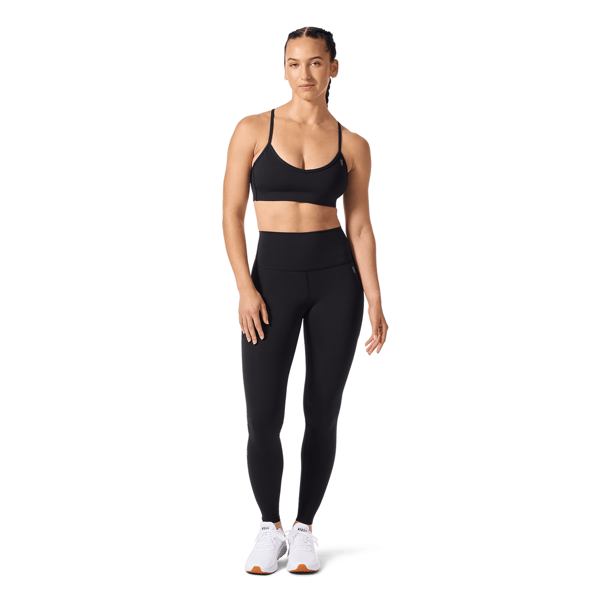 Black Drive Thin Strap Sports Bra