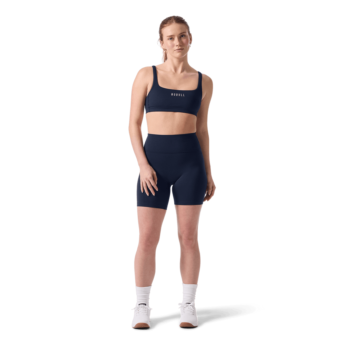 Women's Night Navy U High-Rise Matte Short 6"