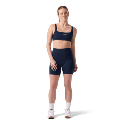 Women's Night Navy U High-Rise Matte Short 6"