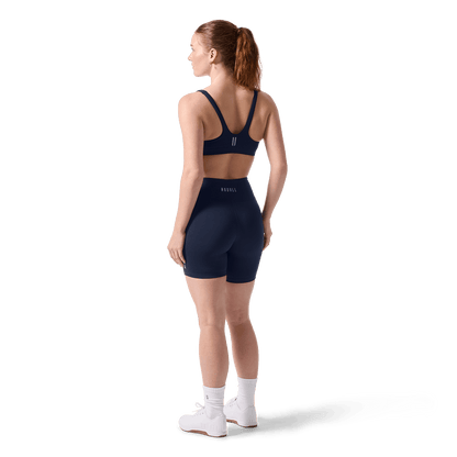 Women's Night Navy U High-Rise Matte Short 6"