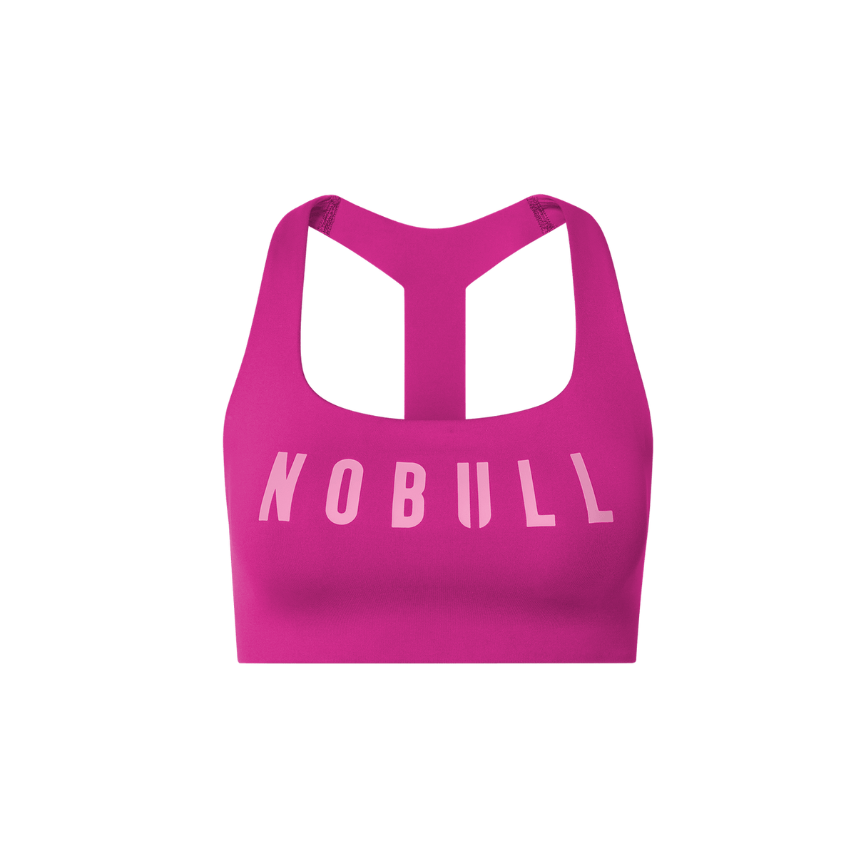 Vivid Fuchsia NOBULL Drive Racerback Sports Bra