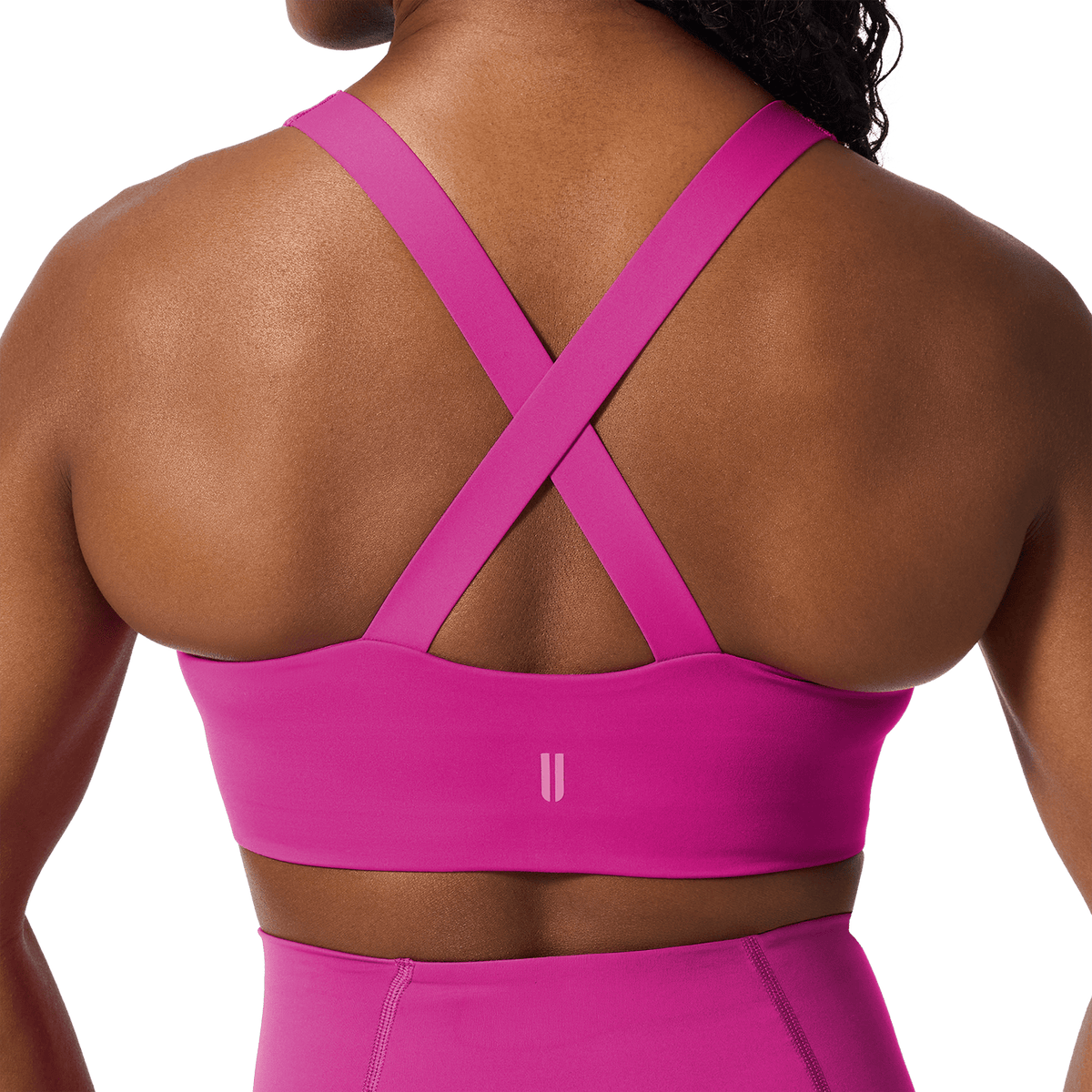 Vivid Fuchsia NOBULL Drive Longline Sports Bra
