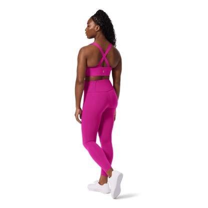 Vivid Fuchsia NOBULL Drive Longline Sports Bra