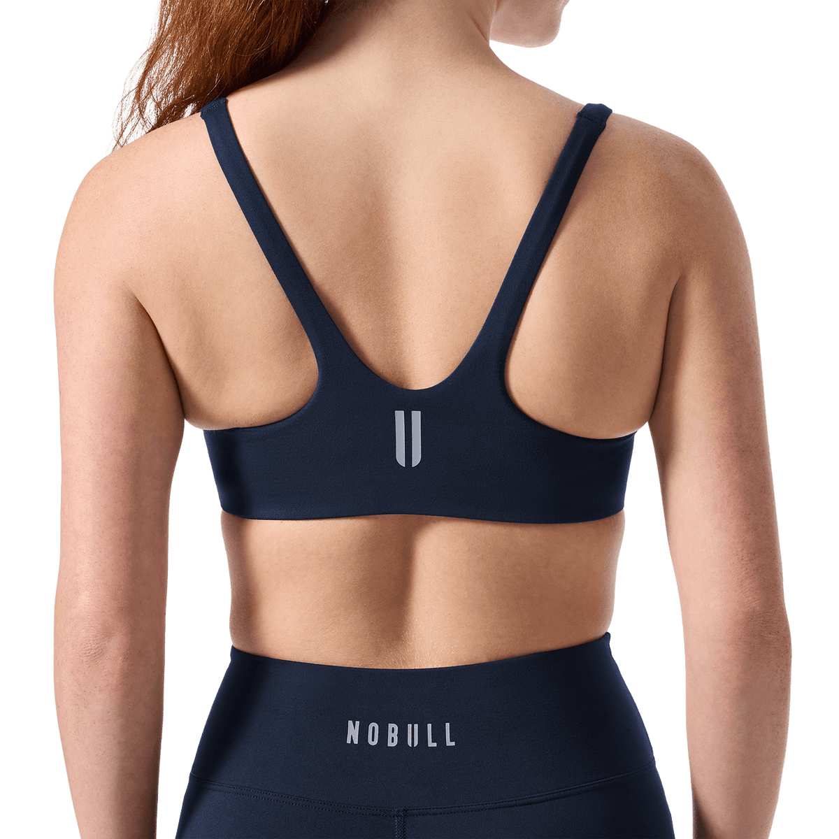 Night Navy NOBULL Matte Square Neck Sports Bra