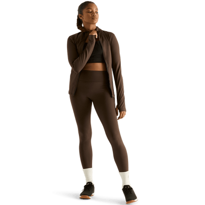 Women's Chocolate 25" High-Rise Matte Leggings