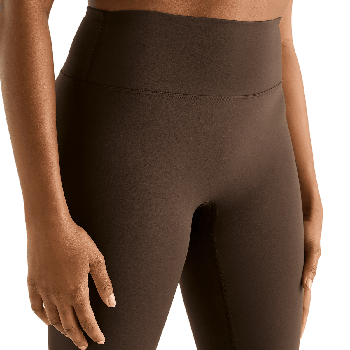 Women's Chocolate 25" High-Rise Matte Leggings