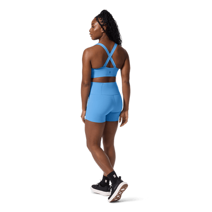 Light Blue NOBULL Drive Longline Sports Bra
