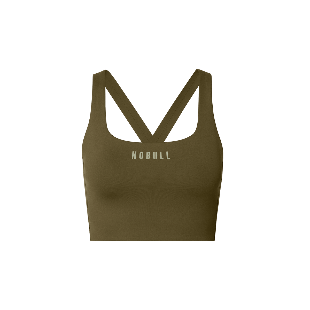 Tactical Green NOBULL Drive Longline Sports Bra