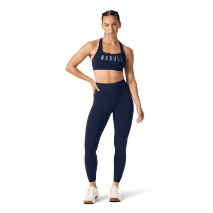 Night Navy NOBULL Drive Racerback Sports Bra