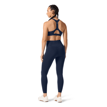 Night Navy NOBULL Drive Racerback Sports Bra