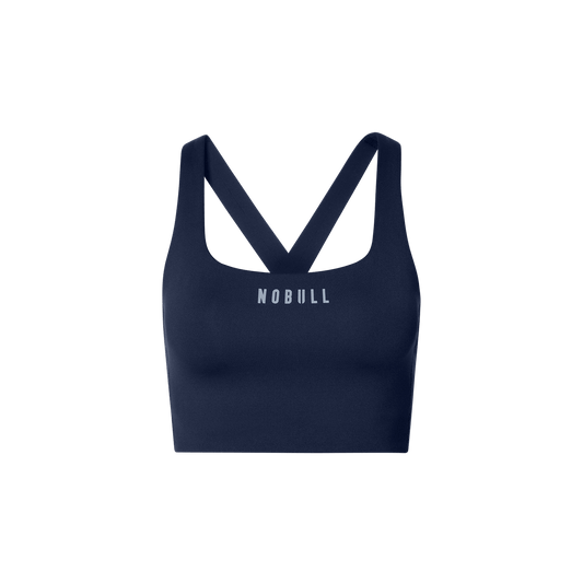 Night Navy NOBULL Drive Longline Sports Bra