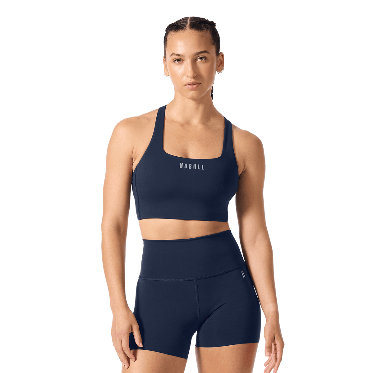 Night Navy NOBULL Drive Longline Sports Bra