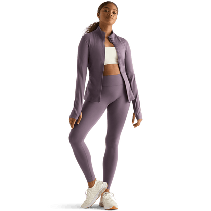 Women's Black Plum 28" High-Rise Matte Leggings