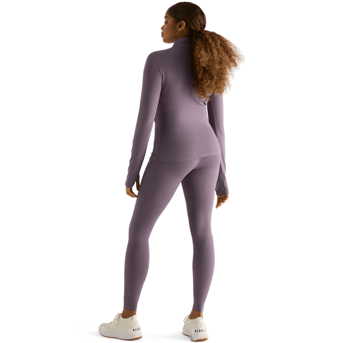 Women's Black Plum 28" High-Rise Matte Leggings