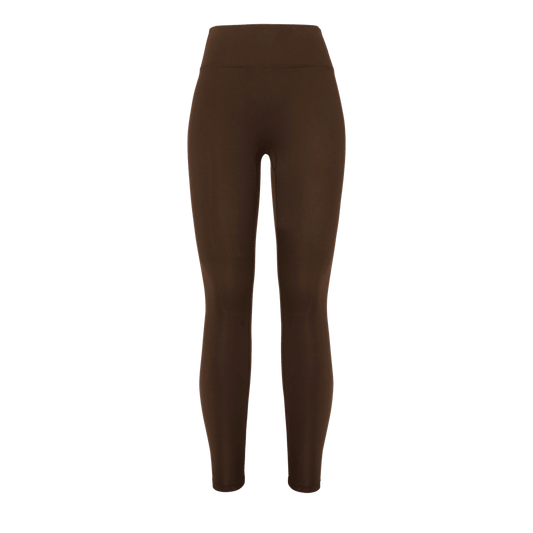 Women's Chocolate 28" High-Rise Matte Leggings