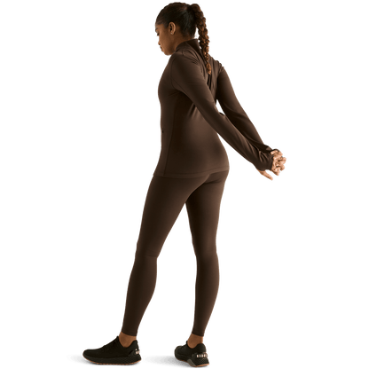 Women's Chocolate 28" High-Rise Matte Leggings