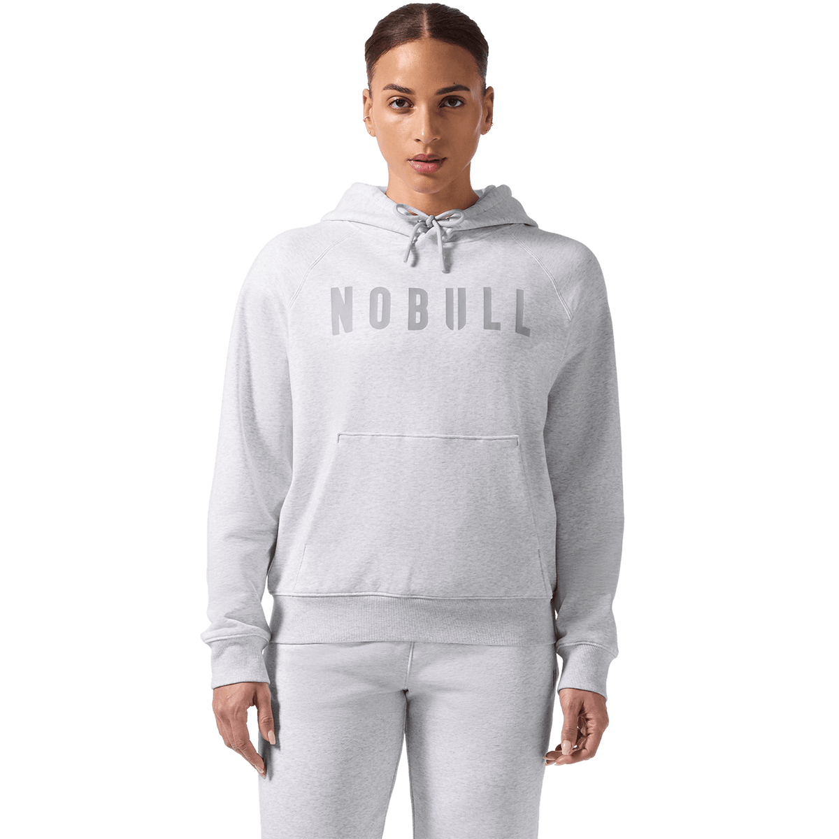 Women's Light Grey Heather NOBULL Hoodie
