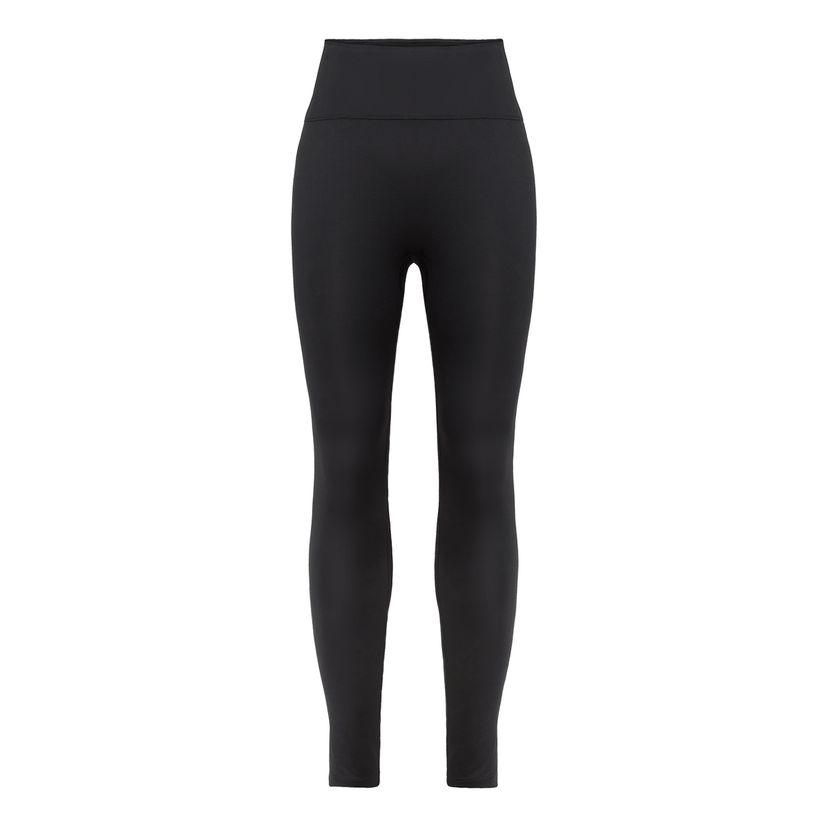 Women's Black U High-Rise Matte Tights