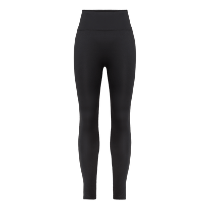 Women's Black U High-Rise Matte Tights