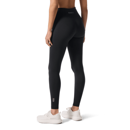 Women's Black U High-Rise Matte Tights