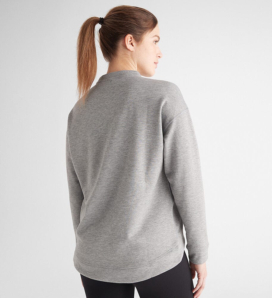 Women's Heather Gray NOBULL Crew Sweatshirt