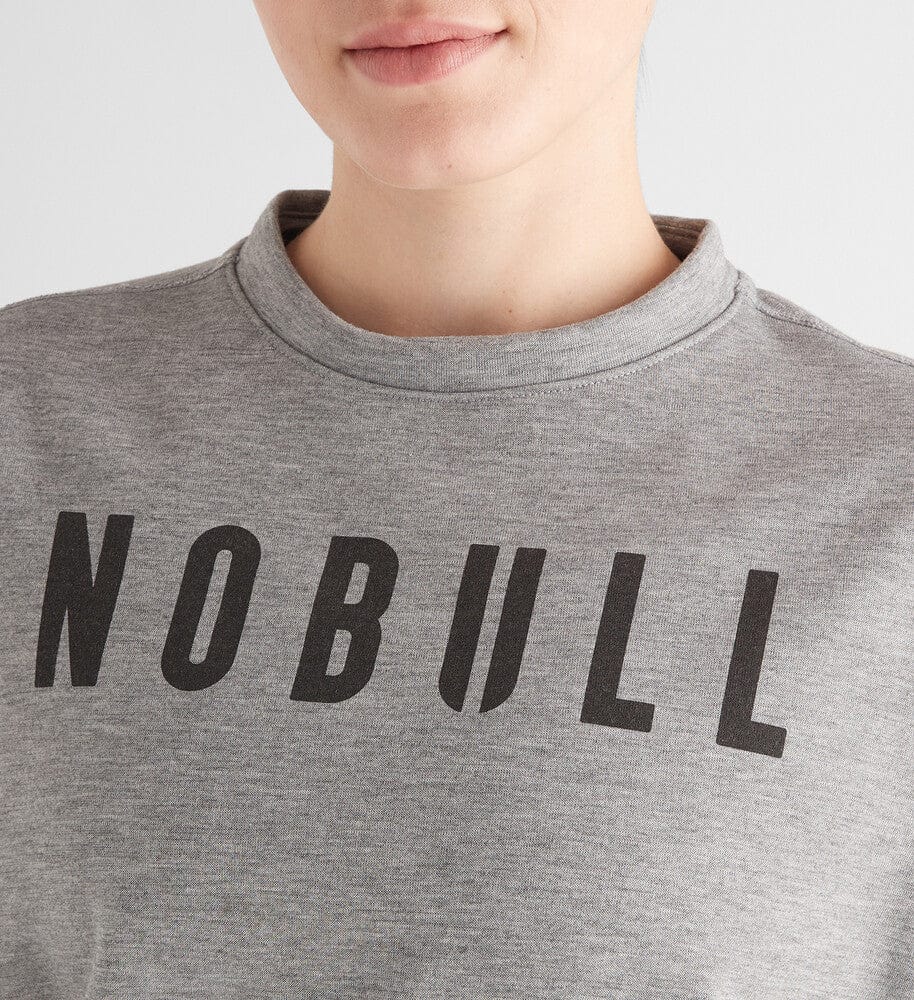 Women's Heather Gray NOBULL Crew Sweatshirt