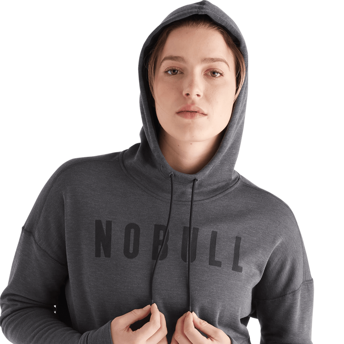Women's Charcoal NOBULL Hoodie