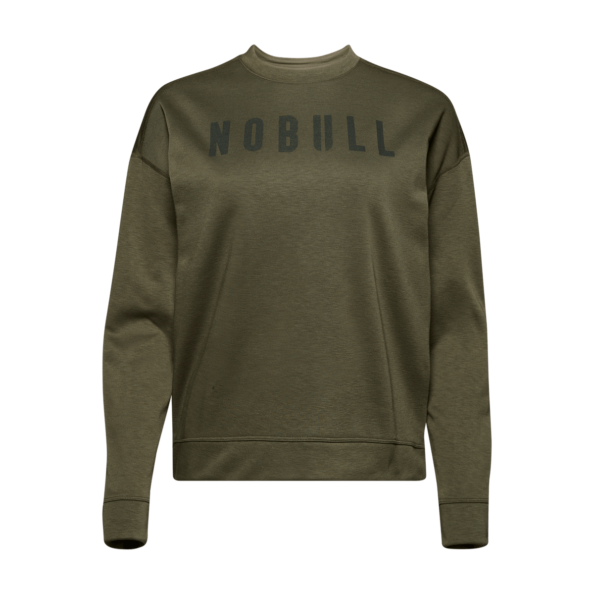 Women's Army Green NOBULL Crew Sweatshirt