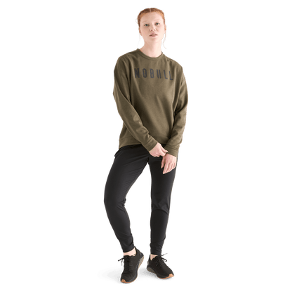 Women's Army Green NOBULL Crew Sweatshirt