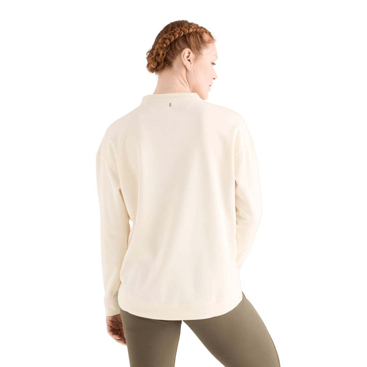 Women's Ivory NOBULL Crew Sweatshirt