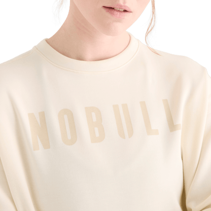 Women's Ivory NOBULL Crew Sweatshirt