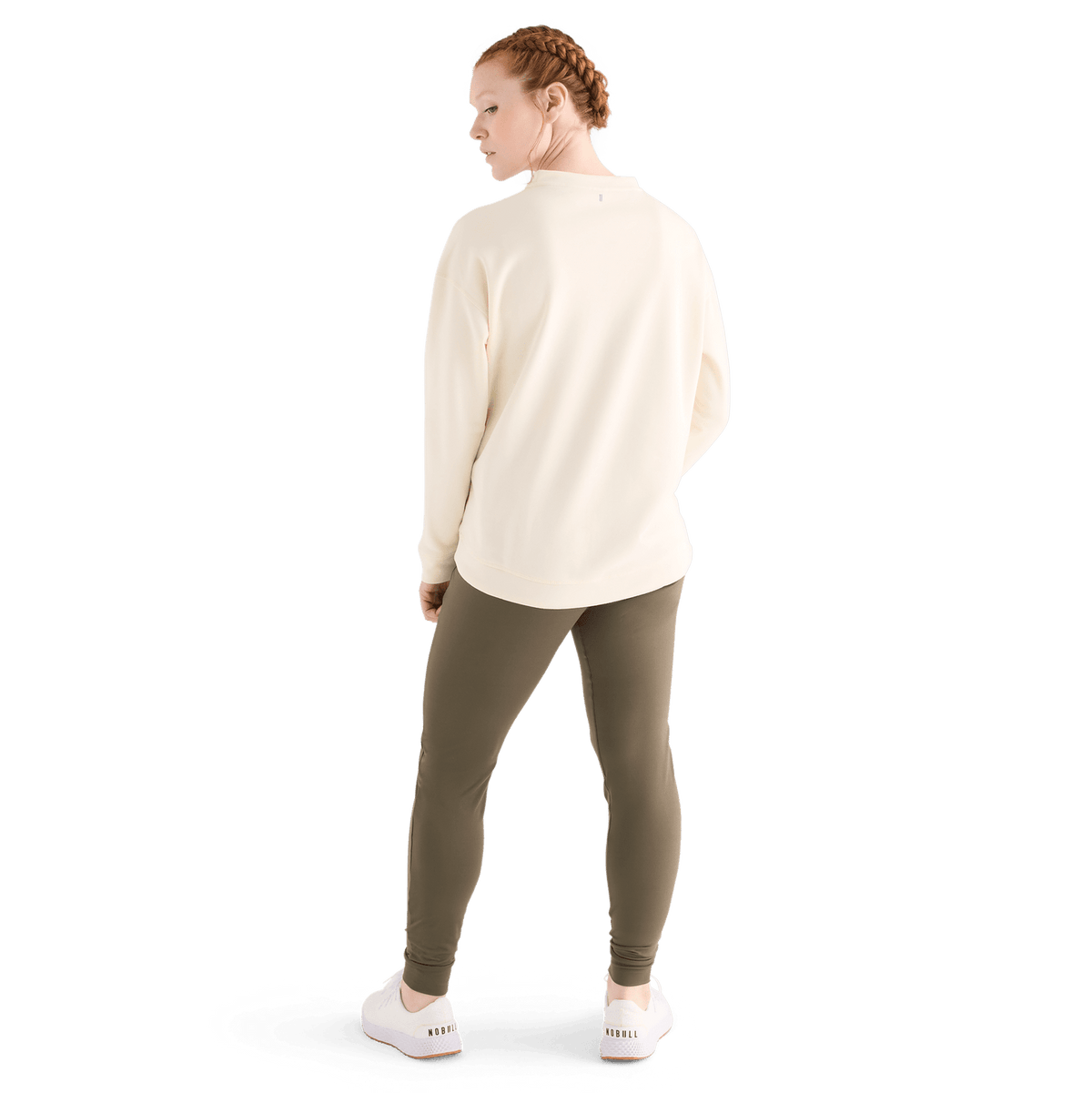Women's Ivory NOBULL Crew Sweatshirt