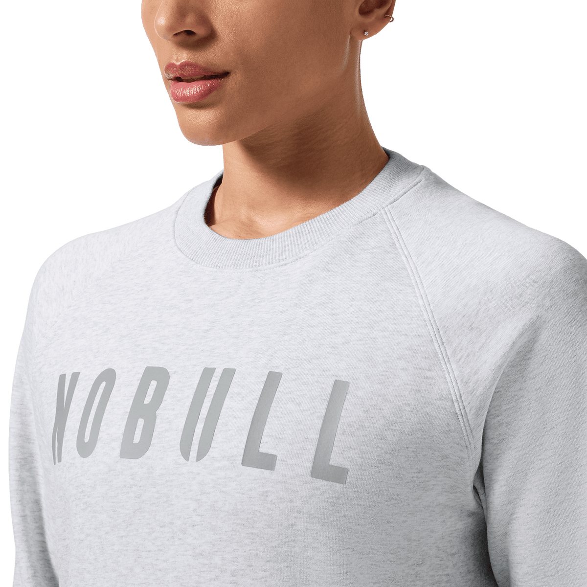 Women's Light Grey Heather NOBULL Crew