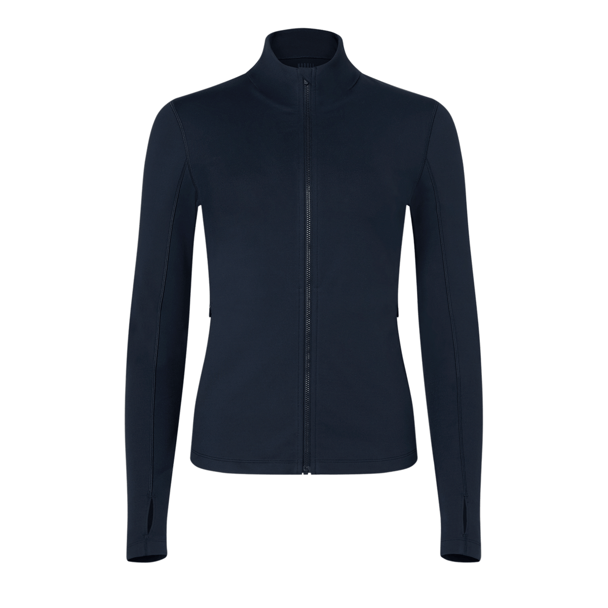 Women's Night Navy Matte Zip-Up Jacket