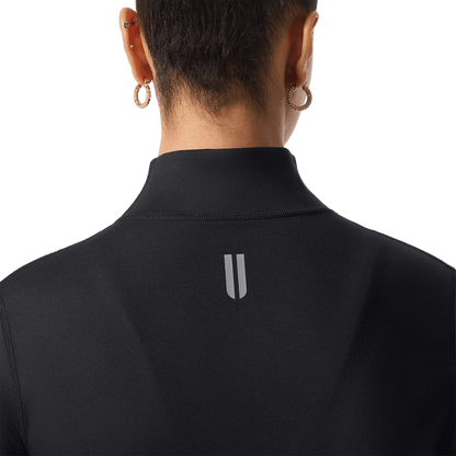 Women's Black NOBULL Matte Zip-Up Jacket