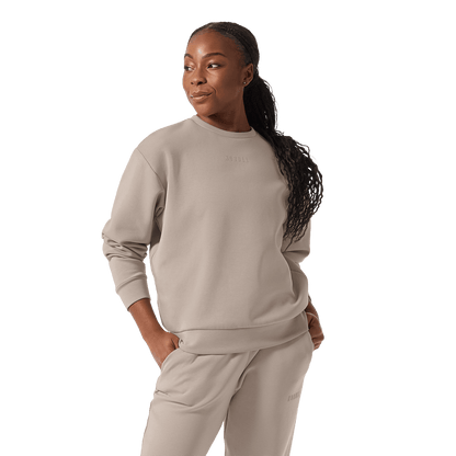 Women's Taupe Elements Crew Sweatshirt
